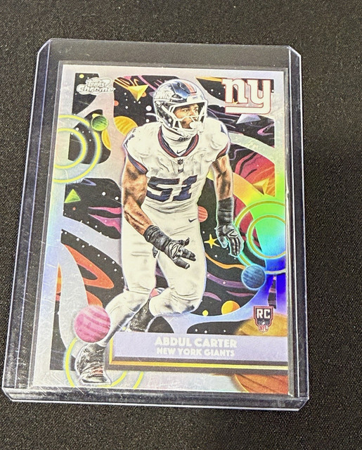 Topps Chrome Cosmic 2025 Abdul Carter #173 Rookie Refractor