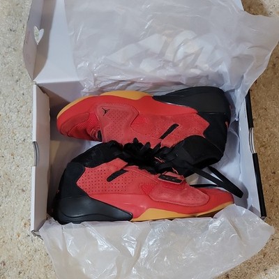 Jordan Zion 2 University Red/Black Suede Mid Top Basketball Shoes 