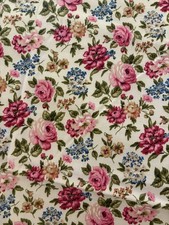Vintage Waverly Floral Curtain 43  X 71  