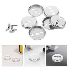 6pcs Adjustable Towel Bar Bracket Stainless Steel Mounting Hardware For Bathroom