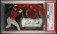2023 Bowman Platinum Corbin Carroll Platinum Pieces Auto Relic /99 RC DBacks