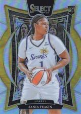 2025 Panini Select WNBA #20 Sania Feagin Silver Prizms