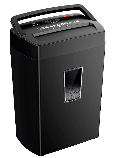 Bonsaii 12-Sheet Cross Cut Paper Shredder, 5.5 Gal Home Offi