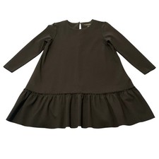 Banana Republic Little Black Dress Pockets Crewneck Keyhole Stretch Petite 10