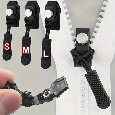 #ad 12 Pack Universal Quick Fix Zipper Repair Kit Detachable Slider Replacement $5.99