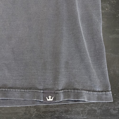 Vintage 3sixteen heavyweight distressed front back graphic T-shirt LARGE Black - Picture 4 of 8