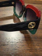 Preowned Authentic Gucci Women's Square Sunglasses