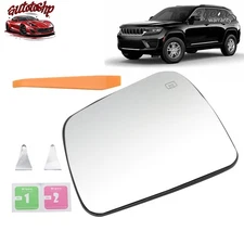Heated Mirror Glass Driver Side For 2011 - 2022 DODGE DURANGO / GRAND CHEROKEE