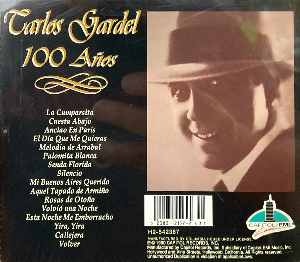 100 Anos by Carlos Gardel (CD, 1990) - Imagem 2 de 2