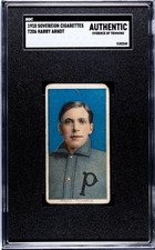 HARRY ARNDT 1909-11 T206 Sovereign 350 SGC AUTHENTIC TRIMMED PROVIDENCE ML