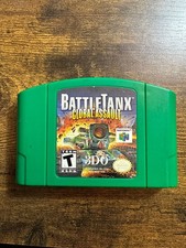 BattleTanx Global Assault Nintendo 64 N64 Video Game Multiplayer Tested Working