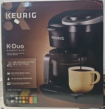 Keurig K-Duo Essentials Single Serve K-Cup Pod & Carafe Coffee Maker, Black