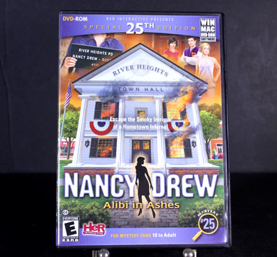 Nancy Drew: Alibi in Ashes (PC DVD-ROM) Complete In Box