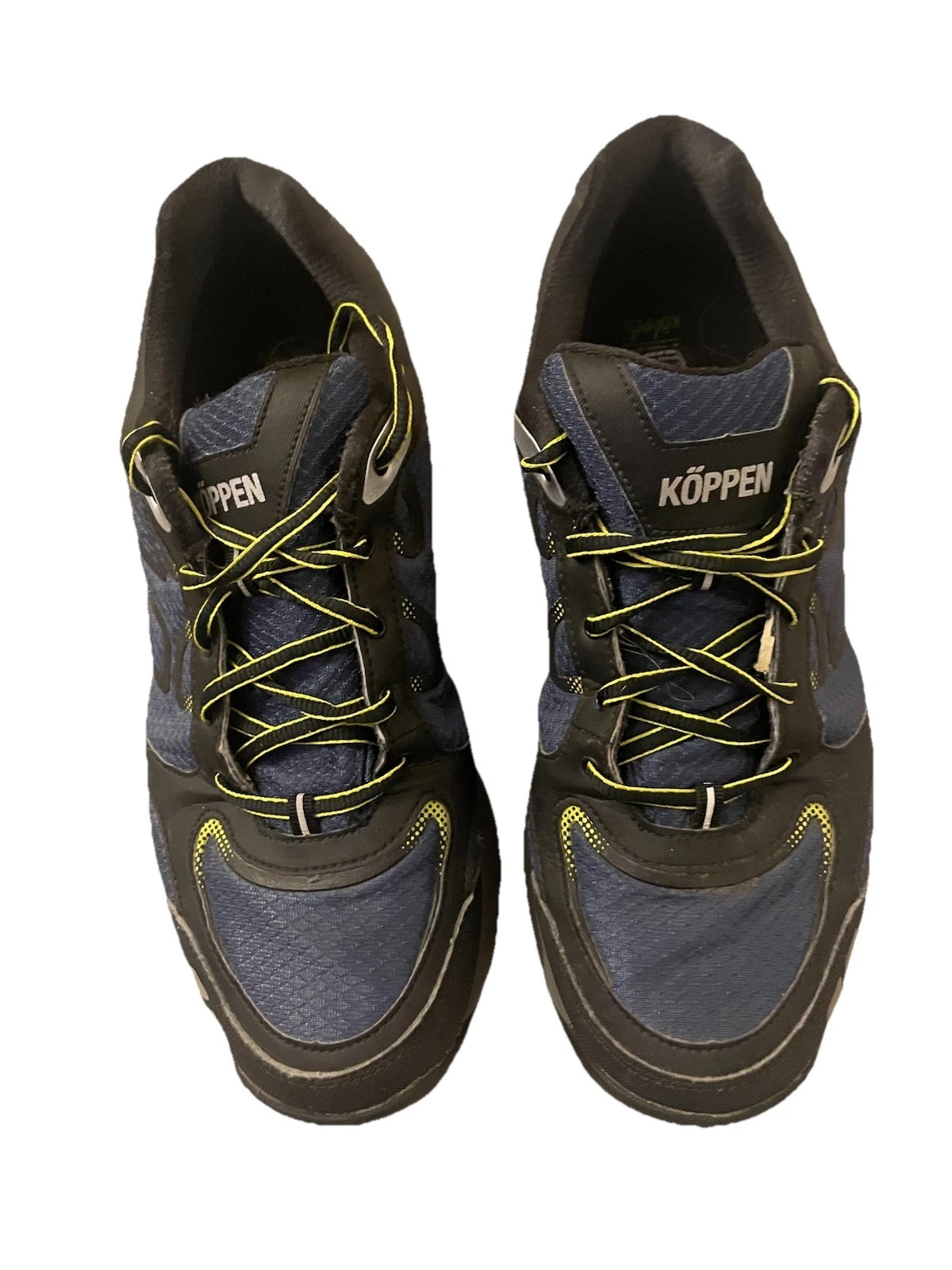 Koppen Shoes Mens 10 Blue Black Outdoor Hiking Trail Running Sneakers Summer