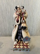 Disney Traditions Cruella Devil Fur Lined Diva showcase Figurine 