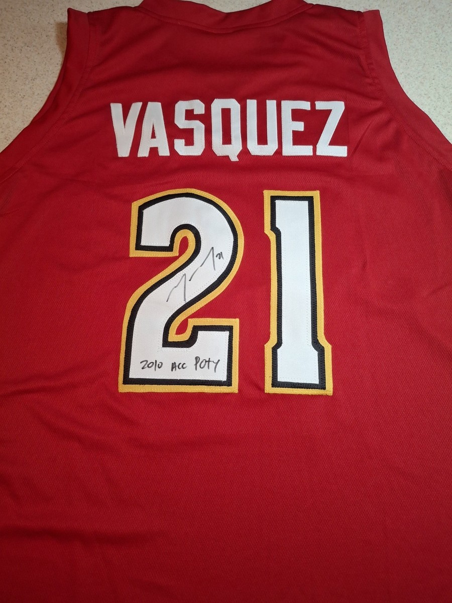 Greivis Vasquez Maryland Terrapins Terps Signed XL Jersey