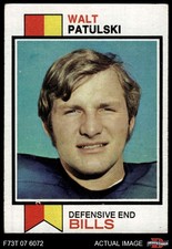 1973 Topps #293 Walt Patulski Bills RC Notre Dame 4 - VG/EX