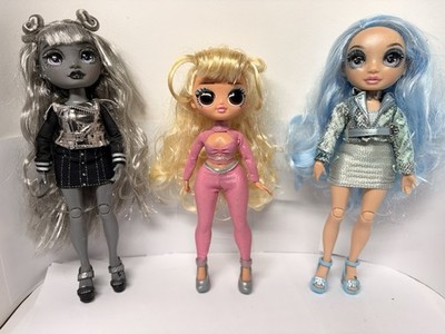 Doll Lot 3 Rainbow High Shadow High OMG , Lot Of 3 Dolls with Clothing/shoes
