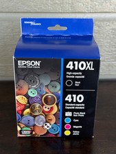 Epson 410XL Black  410 Color Ink Cartridges T410XL-BCS Exp 2028 OEM NEW