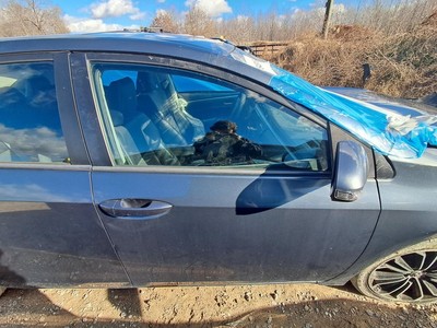 2014 Toyota Corolla Passenger Front Door Gray Used 4DR SED LOCAL PICKUP ONLY