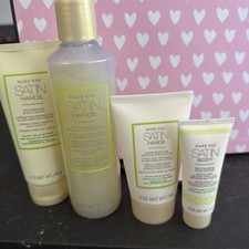 NEW Mary Kay Satin Hands WHITE TEA CITRUS 4 Pc. Pampering Set