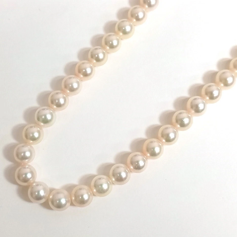 Mikimoto Pearl Necklace 5mm Front and Back 42cm Ja-25677 Used ICHI-0 - Image 4 of 4