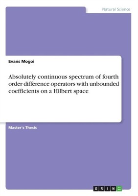 Mogoi - Absolutely continuous spectrum of fourth order difference oper - G555z