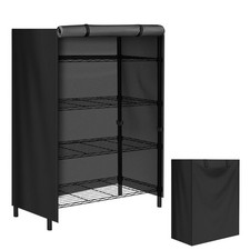 Storage Shelving Unit - Protective, Waterproof Outdoor Indoor Storage Rack, D...