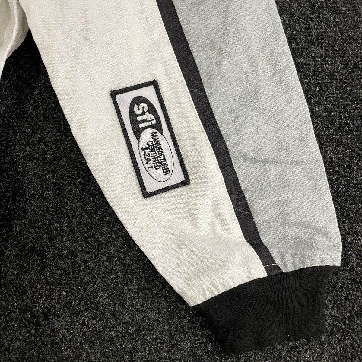 K1 RACEGEAR Victory Auto Racing Suit Size XL, Black/White/Grey 20-VIC-N-XL*