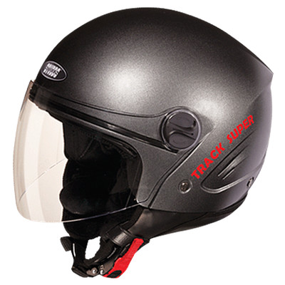 Studds Track Super Open Face Helmet Gun 