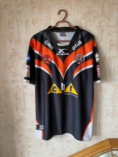 RUGBY LEAGUE CASTLEFORD TIGERS 2017/2018 SHIRT JERSEY SIZE XXL