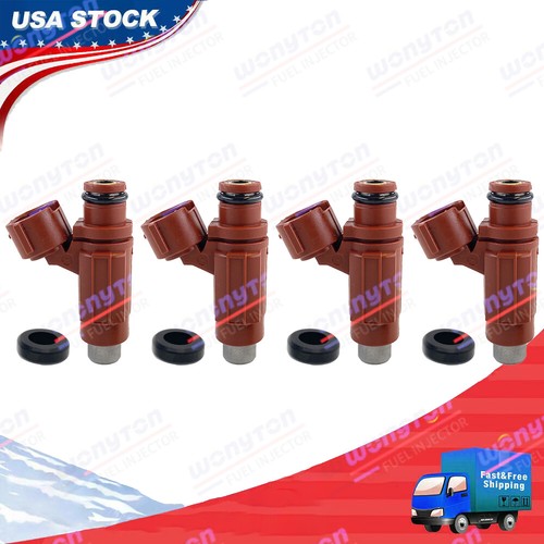 4Pcs Upgrade 8 Holes 15710-44G00 Fuel Injectors For Suzuki GSR 600 2006-2010 - Picture 1 of 6