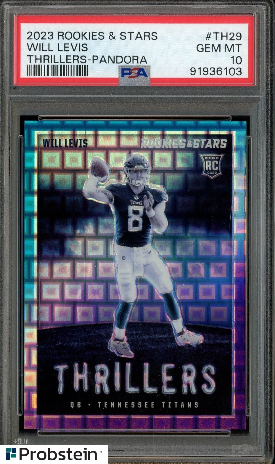 Will Levis Panini Rookies & Stars Thrillers #TH29 Pandora