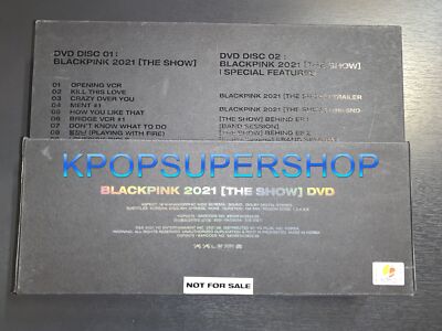 Blackpink 2021 The Show 2 DVD Photobook Photocards Magnets