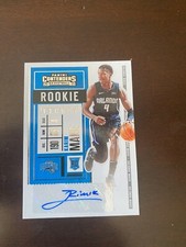 Karim Mane Panini Contenders 2019-20 Signed Rookie Card No. 156