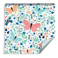 10M Vlies Tapete Rolle Kinderzimmer Blumen Wiese Natur Schmetterlinge Xxl 818
