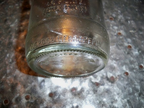 Vintage Dr Pepper Flasche 16 Oz 7-3/4" hoch Schraubverschluss geprägtes ovales Logo SELTEN - Bild 3 von 4