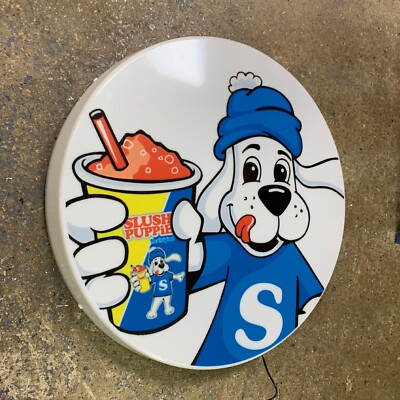 SLUSH PUPPY Leucht LED Bar Schild Kneipe Shop Catering Softdrinks Ice Blast Frozen