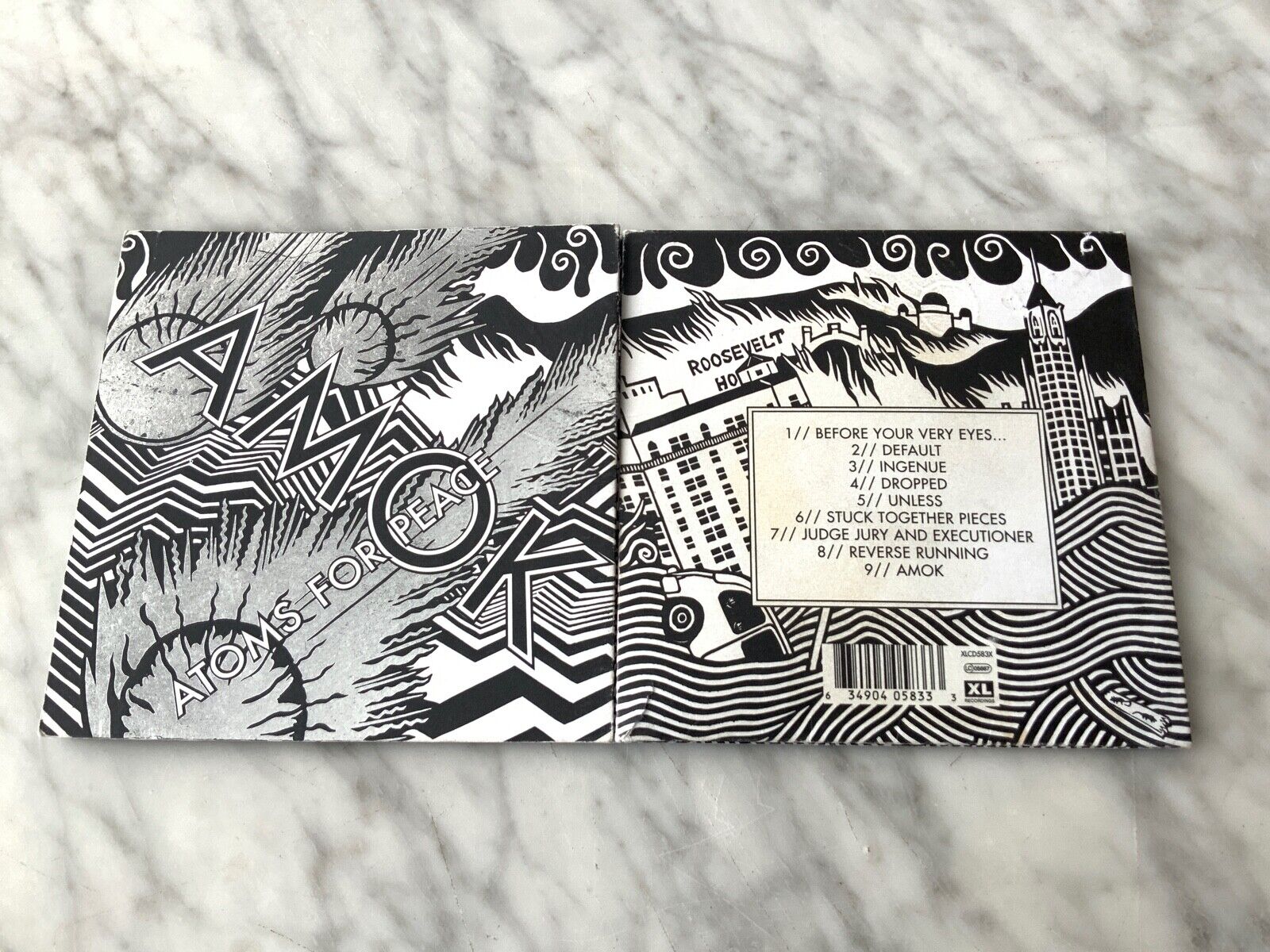 Atoms For Peace Amok CD LIMITED EDITION! 2013 XLCD583X Thom Yorke,  Radiohead OOP