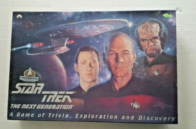 STAR TREK The Next Generation Trivia Board Game 1993 Classic Games Sci-Fi