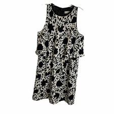 Loft Women’s Strewn Floral Layered Dress Size 8 Sleeveless Romantic Feminine