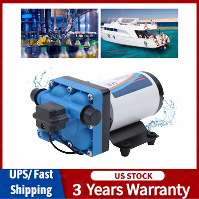 110V Self Priming Water Pressure Diaphragm Pump 55 PSI for Home/Caravan/Marine