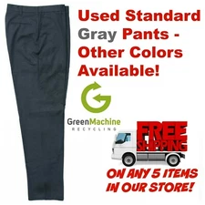 Used Uniform Work Pants Cintas Redkap Unifirst G&K Dickies and others GRAY