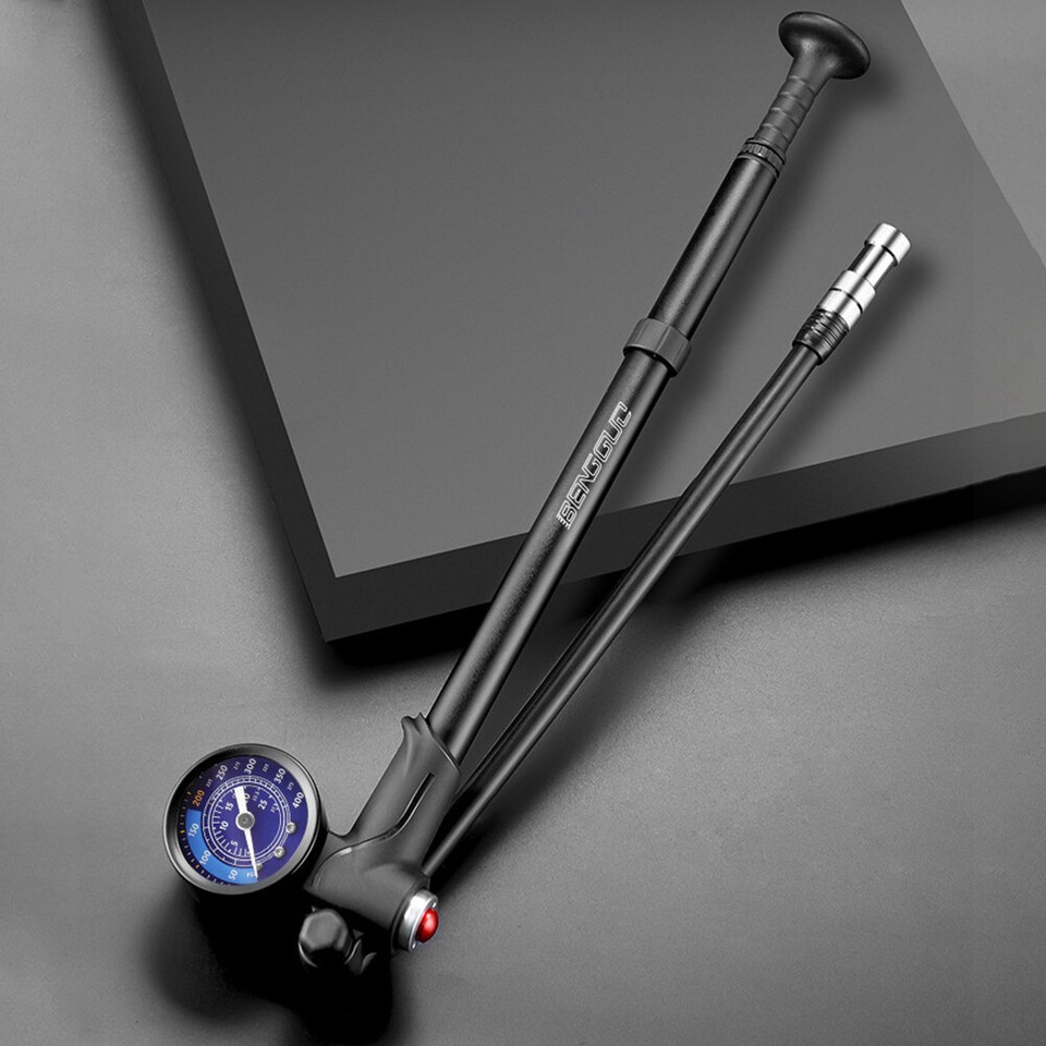 400PSI Bicycle Air Pumps Bicycle Pumps with Gauge Bike Hand Tire Pump