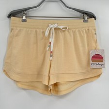 PJ Salvage Everyday Fade Away Lounge Pajama Shorts sz L Sunshine RYELS NWT