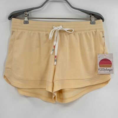 PJ Salvage Everyday Fade Away Lounge Pajama Shorts sz M Sunshine RYELS NWT