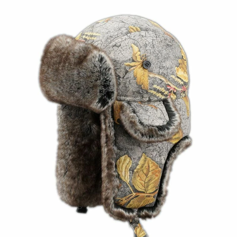 Hommes Aviateur Chapeau Trappeur Casquette Ski Ouchanka Russe Cosaque Faux Fur - Photo 2/4