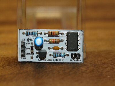 BRANDNEU ATX CLICKER FÜR ATX NETZSCHALTER ADAPTER FÜR BEI MOTHERBOARDS UK VERKÄUFER