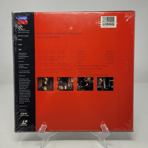 Mozart Don Giovanni 12” Laserdisc BoxSet Directed By Peter Sellars New & Sealed - Picture 5 of 8