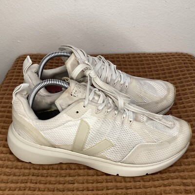 Veja Condor 2 Alveomesh Beige White Mens Sz 42 8.5 Running Sports Shoes Sneakers